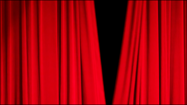 Curtain reveal